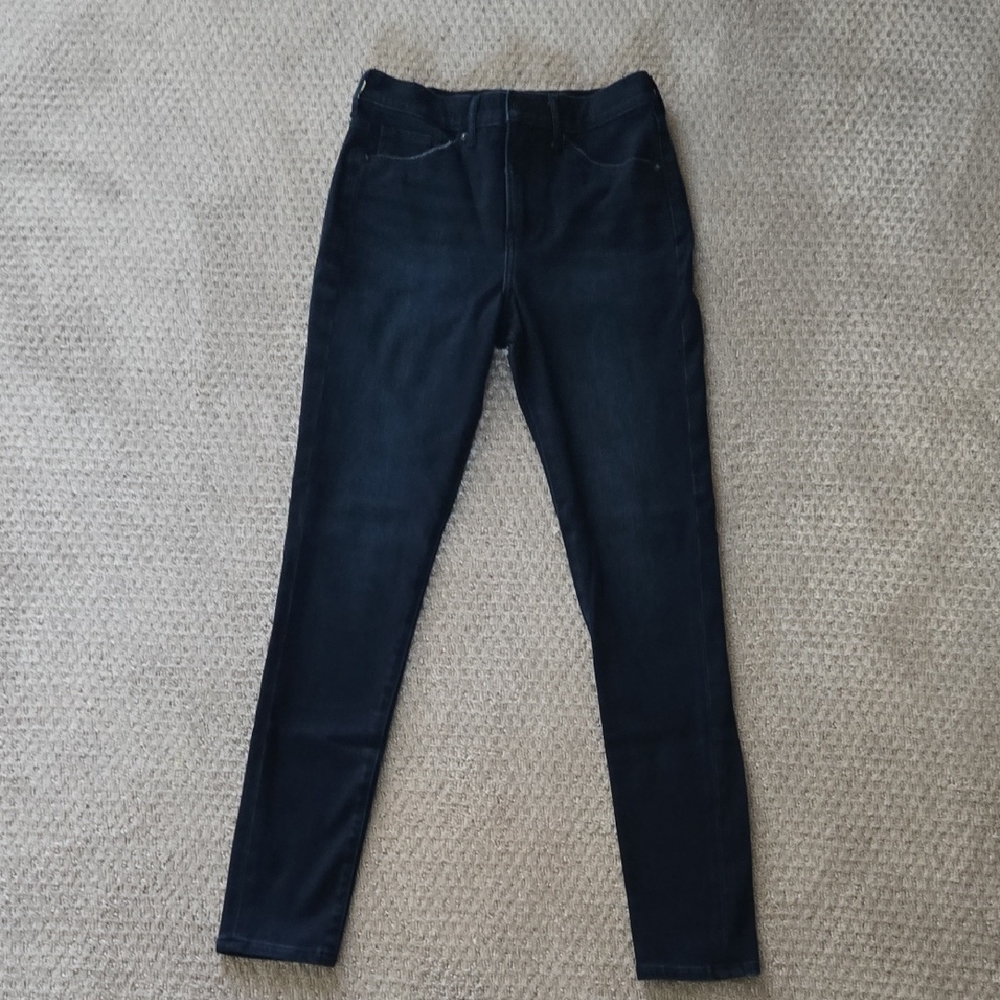Express Dark Blue Women's Skinny Jeans